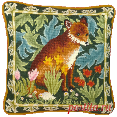 Bothy Threads Woodland Fox Tapestry - William Morris - Needlepoint Kit - 123Stitch