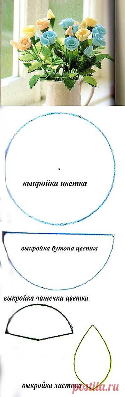 @ Цветы из фетра своими руками – мастер-класс | МОЙ МИЛЫЙ ДОМ – идеи рукоделия, вязание, декорирование интерьеров