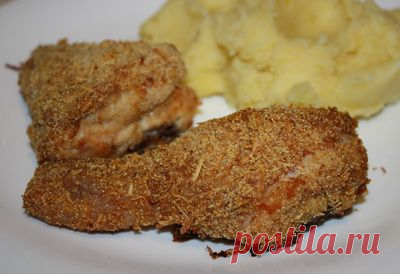 Курица с хрустящей корочкой - Пошаговый рецепт с фото | Вторые блюда | Вкусный блог - рецепты под настроение