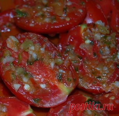 Быстрые помидоры по-корейски | Четыре вкуса
