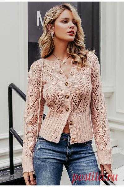 Paisley - Crochet Knitted Cardigan – Speak