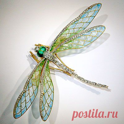 Art Nouveau Dragonfly Brooch, circa 1900 | Like it