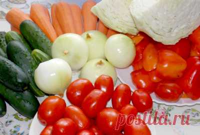 Овощной салат на зиму/Сайт с пошаговыми рецептами с фото для тех кто любит готовить