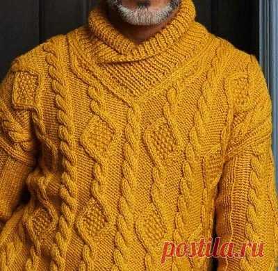 Мужской свитер «Moffan» от дизайнера Pat Menchini(подробное описание)