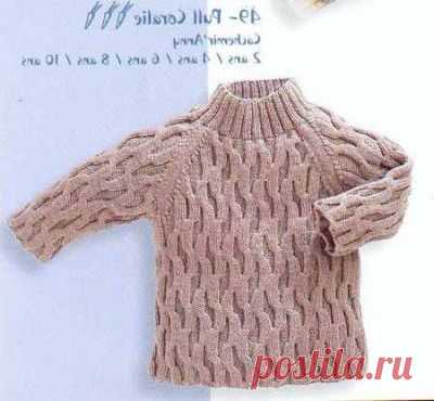 Вязание свитера для мальчика | Вязание спицами и крючком для детей.