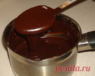 Поварешки: Настоящая шоколадная глазурь