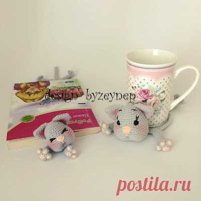 Leithygurumi: Amigurumi English Cat Mug Rug and Cat Bookmark Pattern by Desing_byZeynep