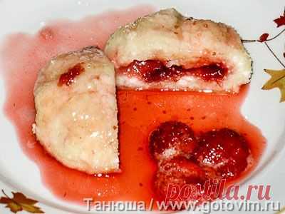 Сырники ягодные на пару. Фото-рецепт / Готовим.РУ