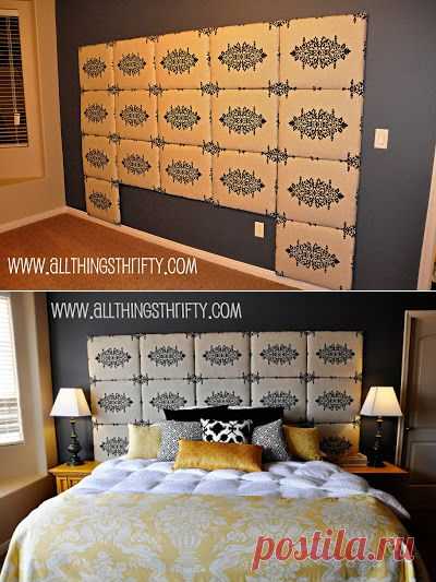 Tutorial: How to make a Fabric Headboard