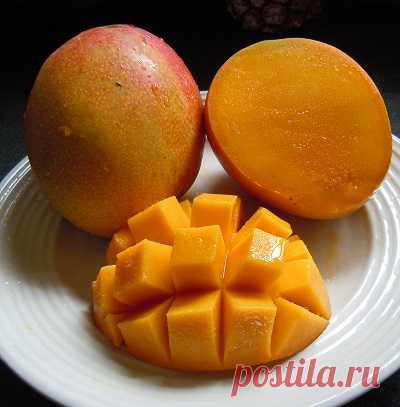 Как едят манго фрукт