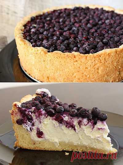 Творожный пирог с ягодами | Вкусный блог - рецепты под настроение