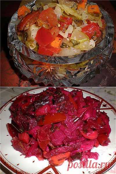 Азербайджанский салатик «Хeфтябечяр - Неделька» : Лечо, салаты
