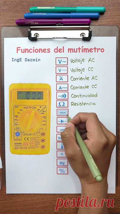 Funciones del multímetro 🤓✌️ #ingedarwin #instrumentos #herramientas Disfruta de los vídeos y la música que te gustan, sube material original y comparte el contenido con tus amigos, tu familia y el resto del mundo en YouTube.