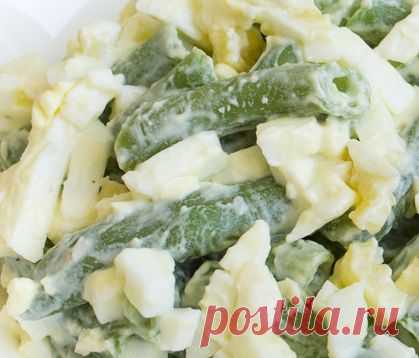 Салат из зеленой фасоли