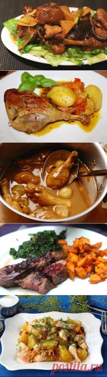 Тушеная утка: 6 простых блюд / Простые рецепты