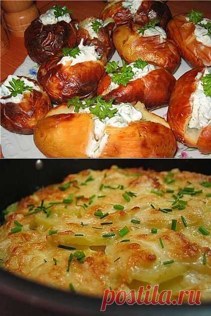 Рецепты картофеля, запеченного в духовке.