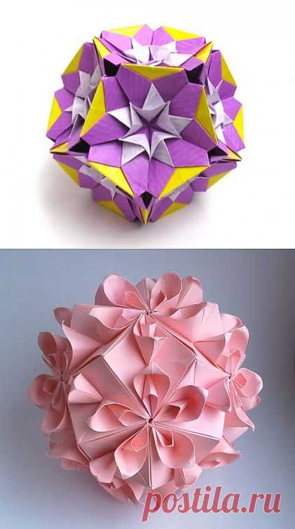 Кусудамы | Origami-blog.net