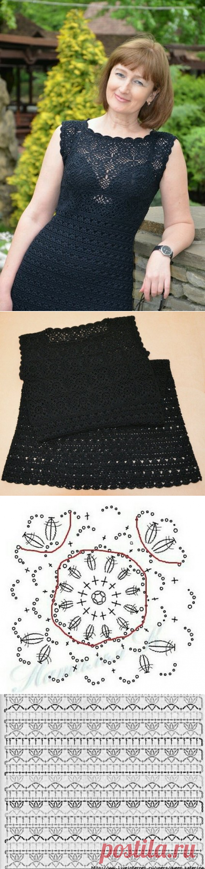 Маленькое черное вязаное платье и много много кофточек | razpetelka.ru