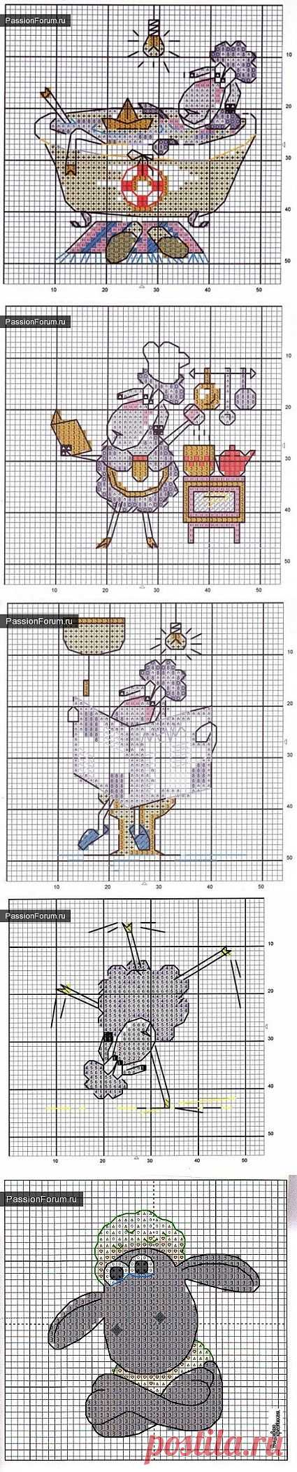 ОВЕЧКИ / Вышивка крестиком / PassionForum - мастер-классы по рукоделию