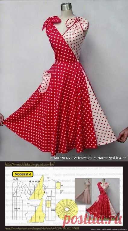 Платье-трансформер из 50-х