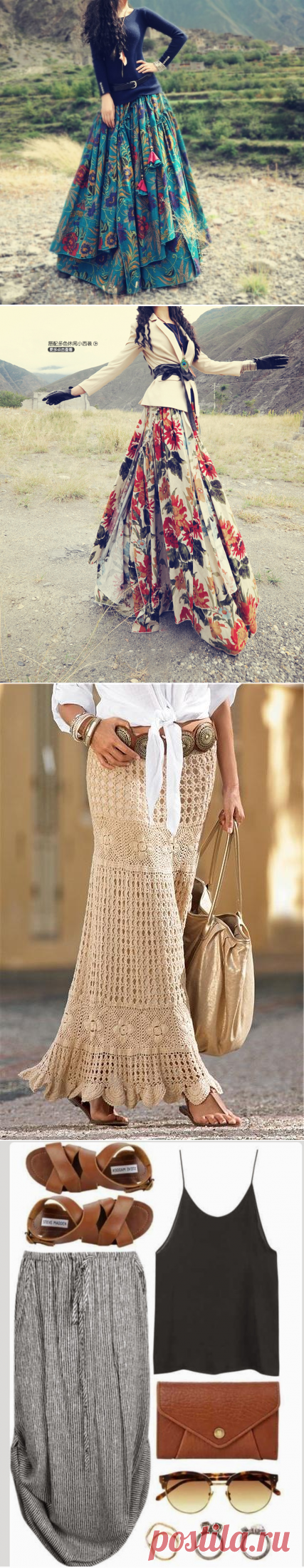 Невероятно женственные юбки в стиле БОХО | Just Lady