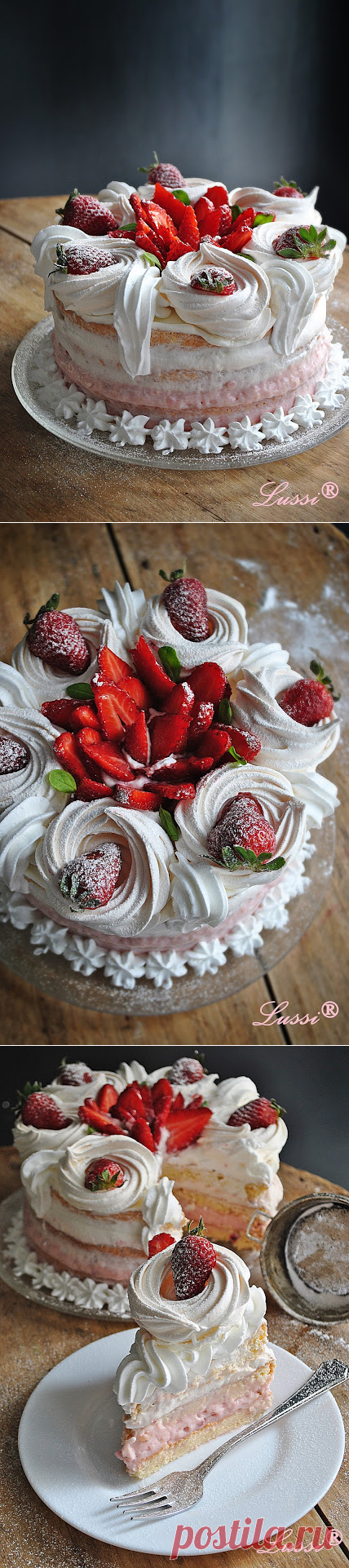 Lussi`s World of Artcraft: Бърза ягодова торта за начинаещи / Easy strawberry cake for beginners