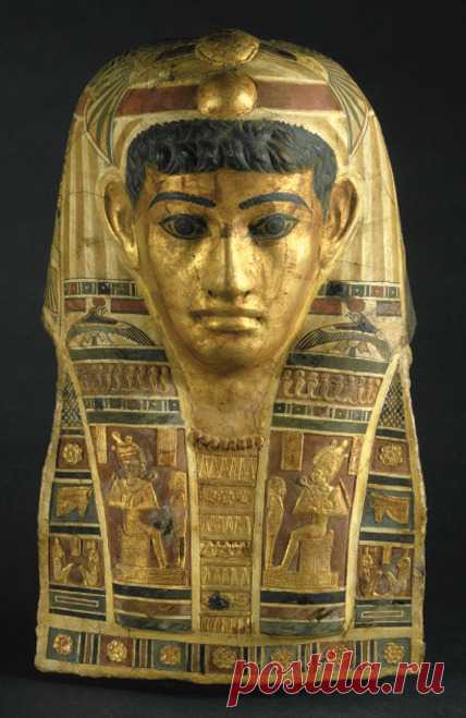 humanoidhistory:
“Mummy Mask of a Man. Egypt, Roman Period, early 1st century C.E. Stucco, gilded and painted. (Brooklyn Museum)
”