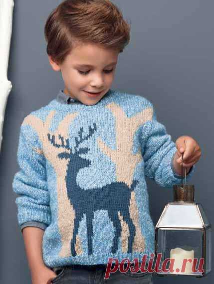 Пуловер для мальчика - Для мальчиков - Каталог файлов - Вязание для детей