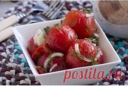Как приготовить помидоры закусочные. - рецепт, ингридиенты и фотографии