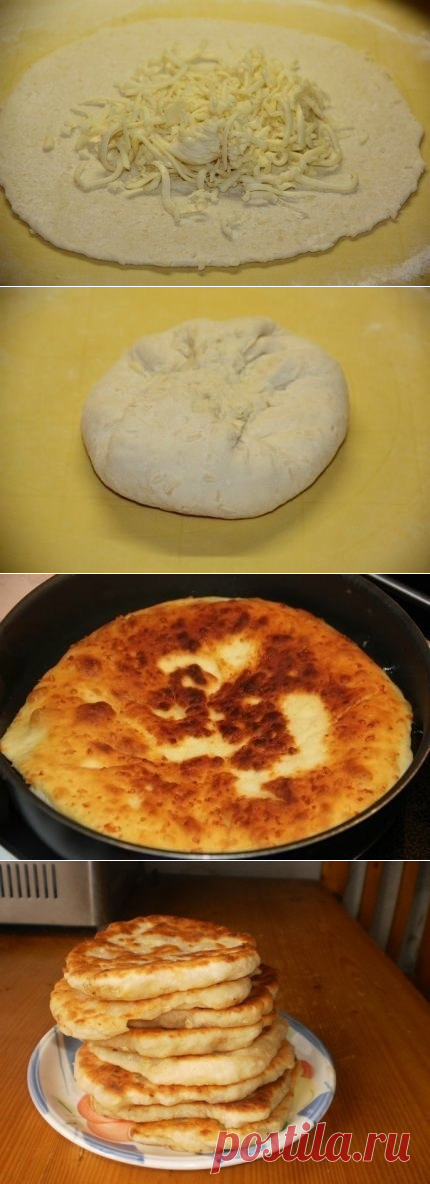 Как приготовить лепёшки с сыром.  - рецепт, ингредиенты и фотографии