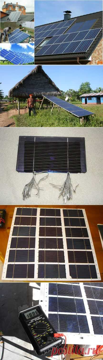 Как сделать солнечную батарею собственными руками | Это интересно!