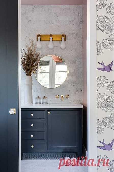 Дизайн черно-белой ванной комнаты: идеи интерьера на 78 фото &mdash; IVD.ru