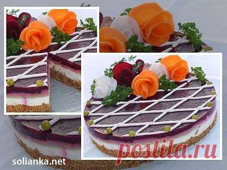 Закусочный торт Фантазия от Эльвиры Щербаковой