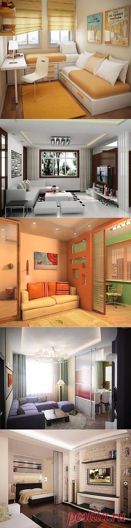 18 идей дизайна для маленьких квартир | Интерьер и Дизайн