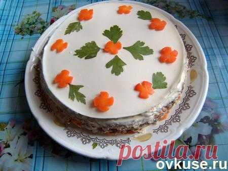 Торт из печени по-новому - Простые рецепты Овкусе.ру
