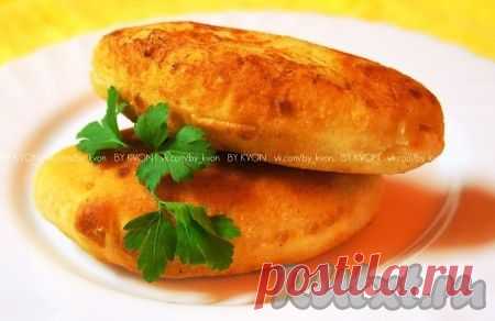 Пирожки жареные с картошкой (тесто без дрожжей) (рецепт с фото) | RUtxt.ru
