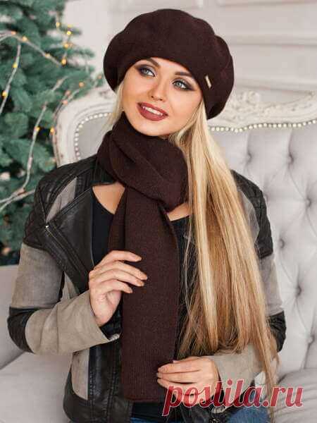 Комплект Elegant Lady берет и шарф