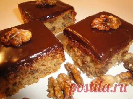 Пирожные с карамелью и шоколадной глазурью - Retsept.net
