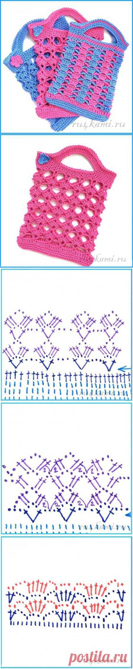 «Авоська», сумка крючком » Сайт "Ручками" - делаем вещи своими руками