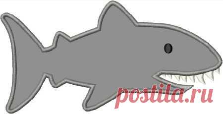 INSTANT DOWNLOAD Shark Applique designS