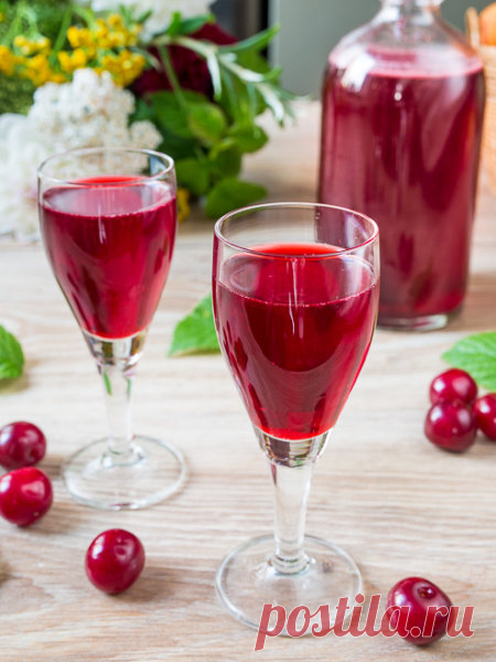 Рецепт вишневой наливки на водке на Вкусном Блоге