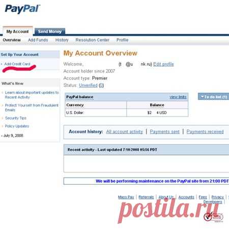 О том, как пользоваться платёжной системой PayPal