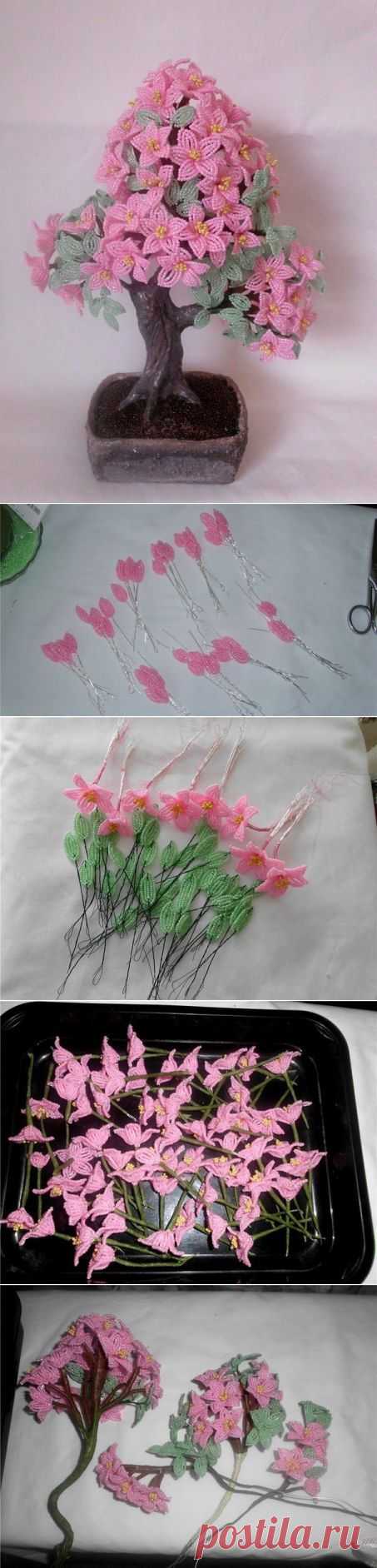 Бисерное дерево схемы. Как сделать декоративное дерево | Laboratory household