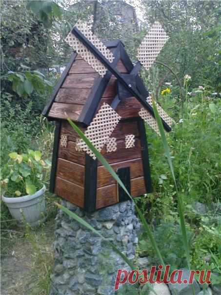 Декоративная мельница для сада своими руками! | Страна Полезных Советов