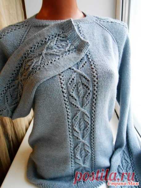 Женский свитер из пряжи детский каприз - Вязание - Страна Мам