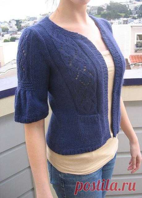 Ravelry: #70 Lush and Lacy Cardigan pattern by SweaterBabe