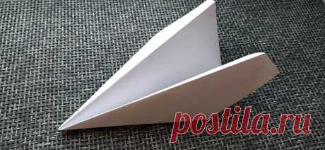 Как сделать самолет из бумаги, который хорошо и долго летает | Академия мастеров | Яндекс Дзен