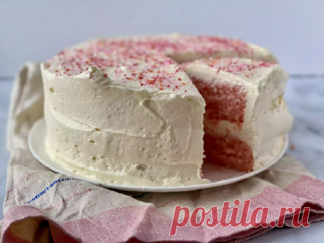 Розовый бархатный торт: один из самых красивых тортов с кремом - простой рецепт, как сделать