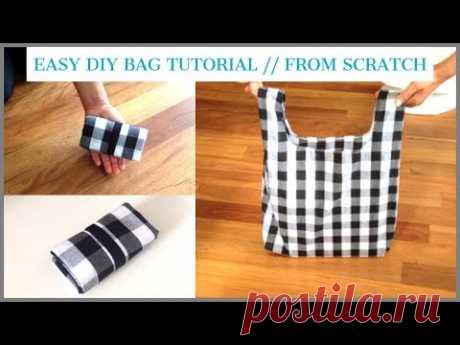 DIY BAG/TOTE BAG/HANDMADE SHOPPING BAG/bolsa diy/ bolsa de bricolaje/coudre un sac/DIYバッグ/ถุงหิ้วผ้า