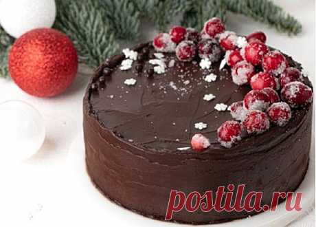 Для новогоднего стола: готовим шоколадный торт с муссом | Bixol.Ru